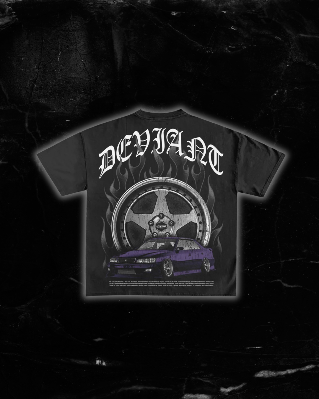 L'Appartement CHASER Graphic T-シャツ◆新品 Toyota Chaser Black T-Shirt | Zumiez
