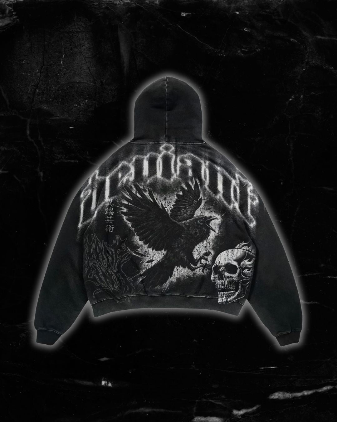 PREMIUM CROW HOODIE Ni