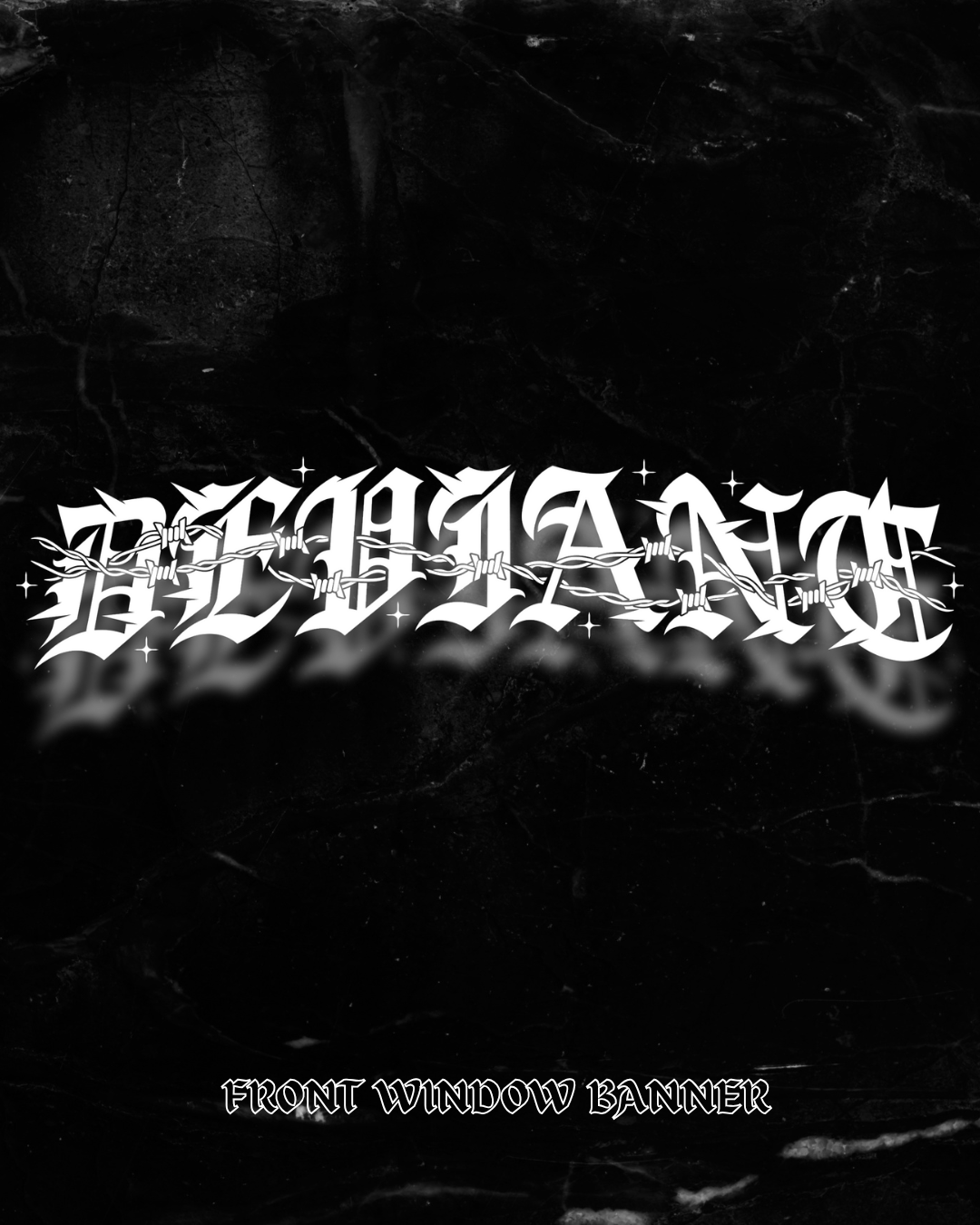 “GOTHIC” MASSIVE FRONT BANNER