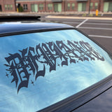 “GOTHIC” BACK WINDOW BANNER