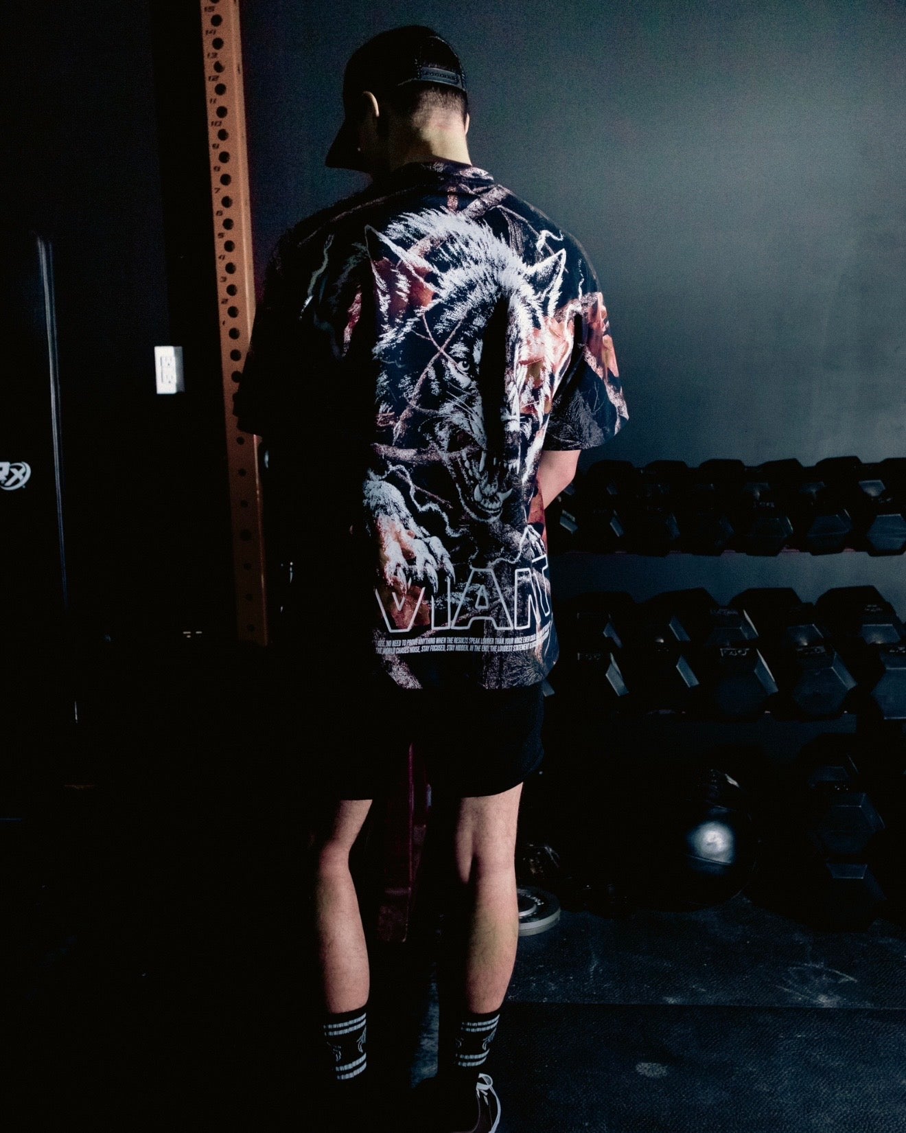 PREMIUM CAMO WOLF SHIRT