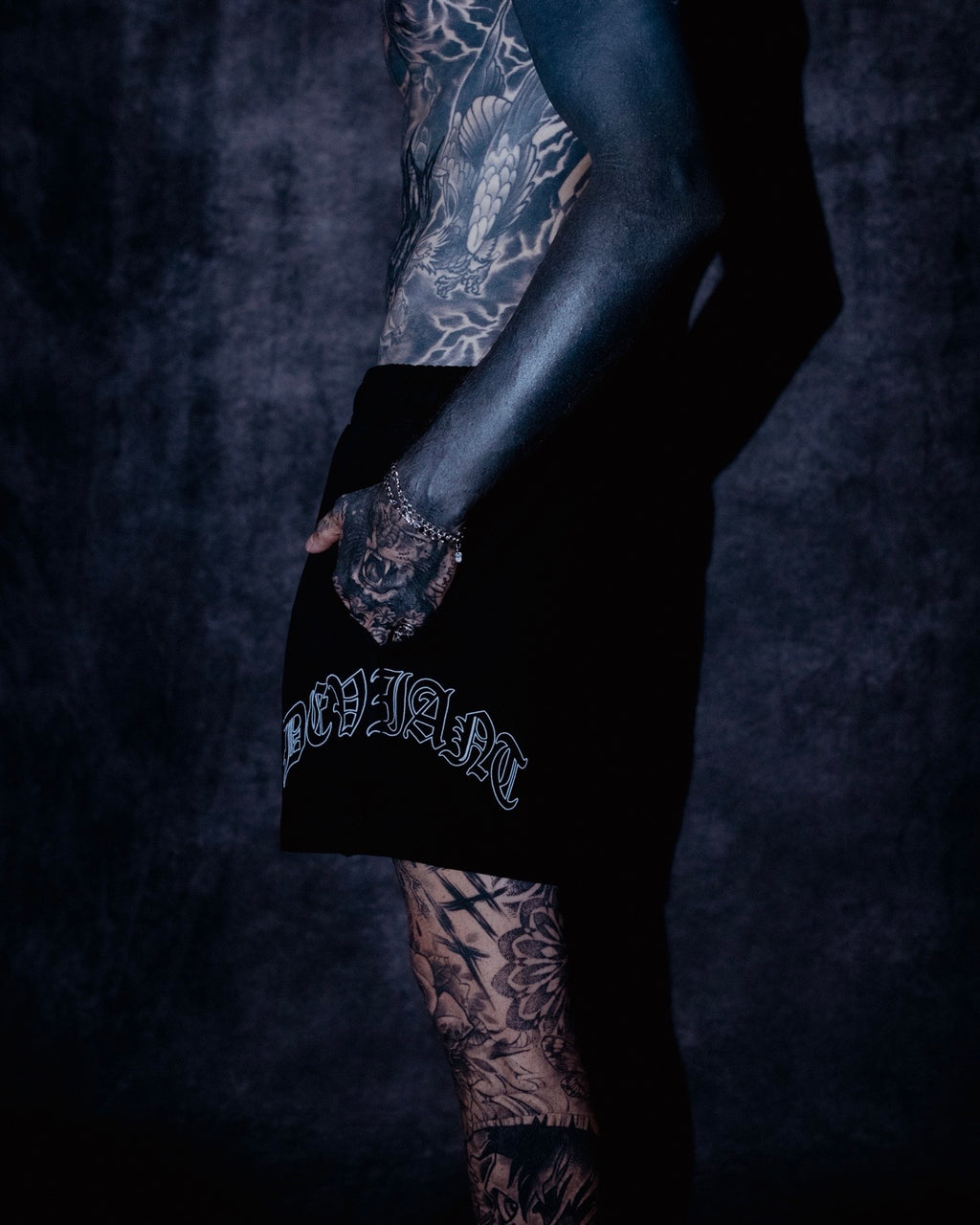 LIMITED FLAMING SKULL SHORTS