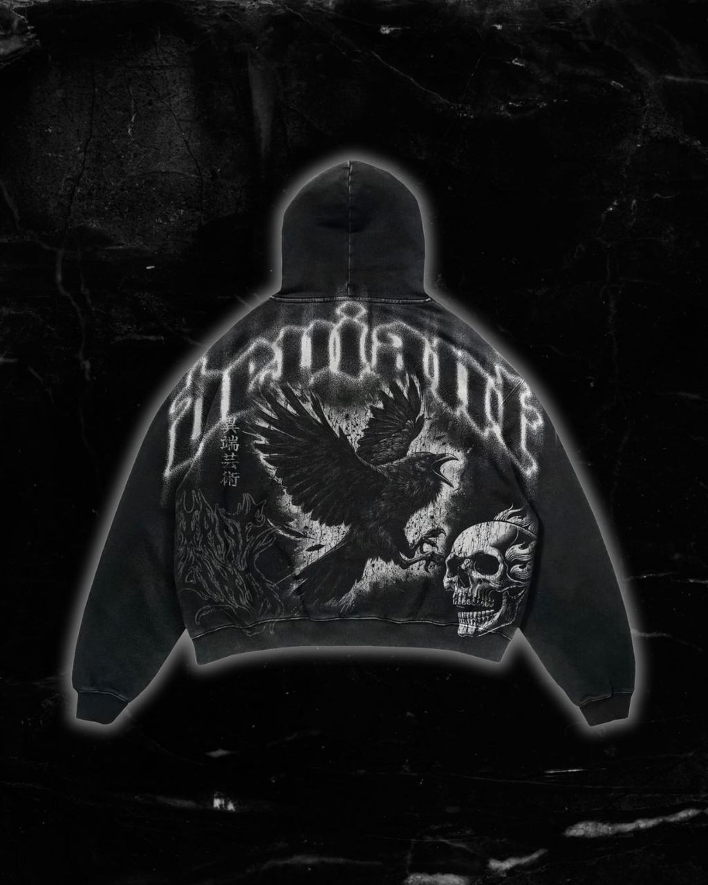 PREMIUM CROW HOODIE Ni