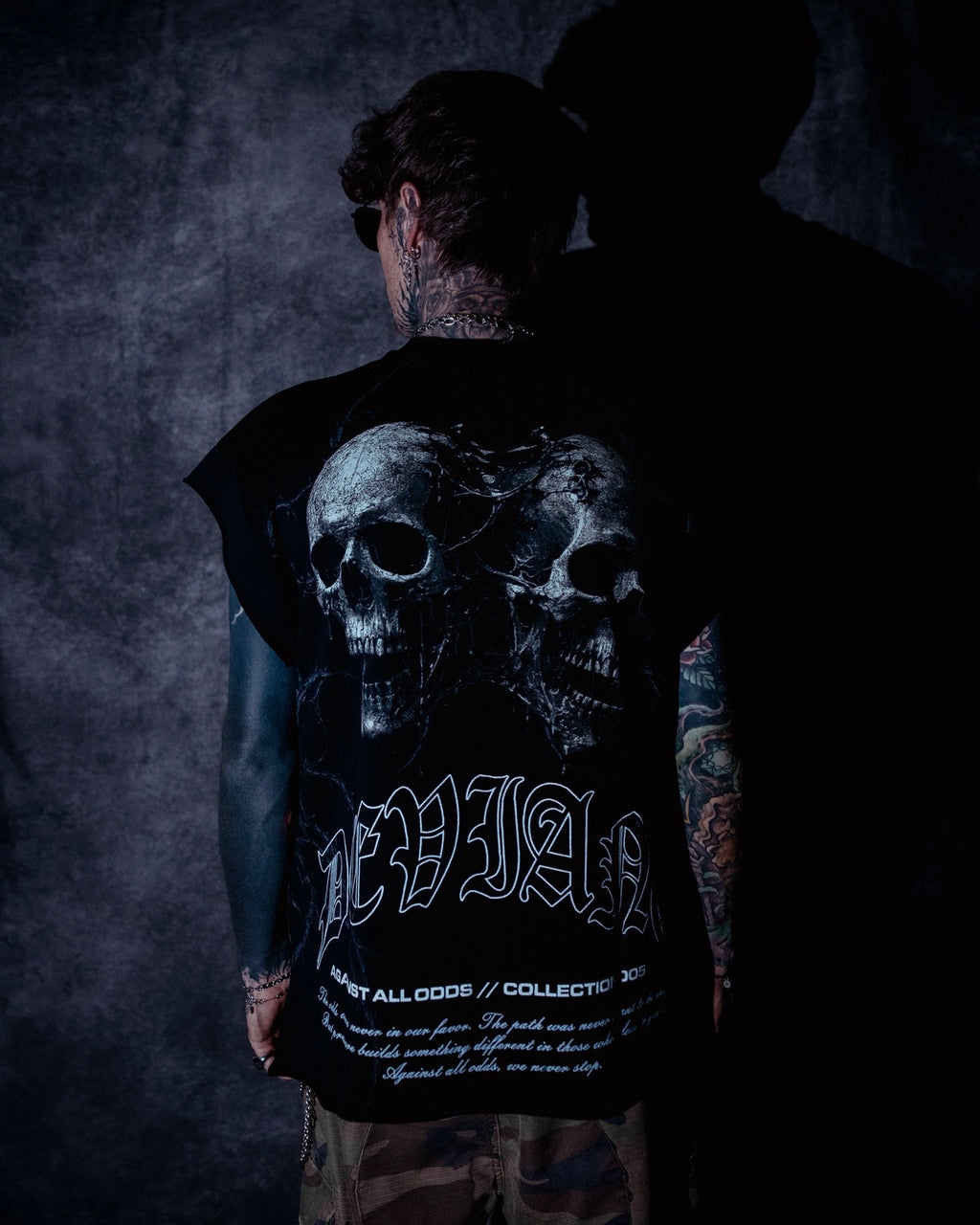 LIMITED AGAINST ALL ODDS "CUT OFF" SHIRT W/ AIR FRESHENER