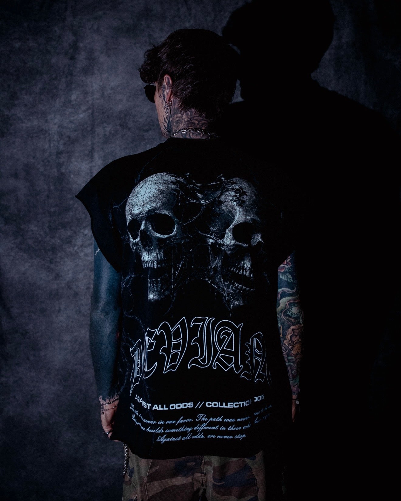 LIMITED AGAINST ALL ODDS "CUT OFF" SHIRT W/ AIR FRESHENER