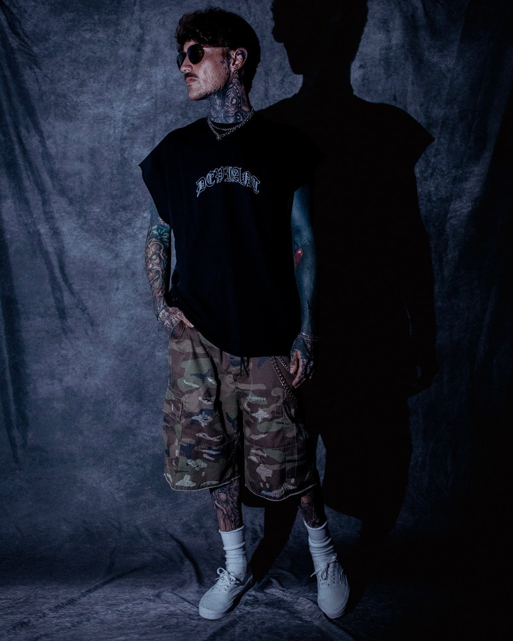 LIMITED AGAINST ALL ODDS "CUT OFF" SHIRT W/ AIR FRESHENER