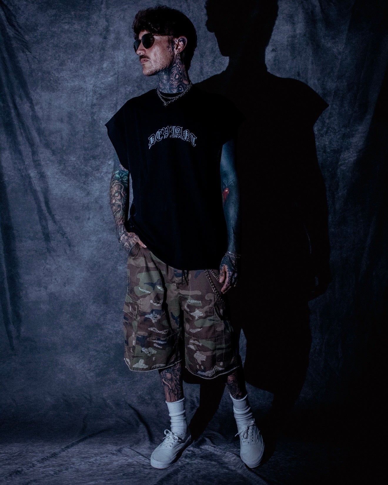 LIMITED AGAINST ALL ODDS "CUT OFF" SHIRT W/ AIR FRESHENER