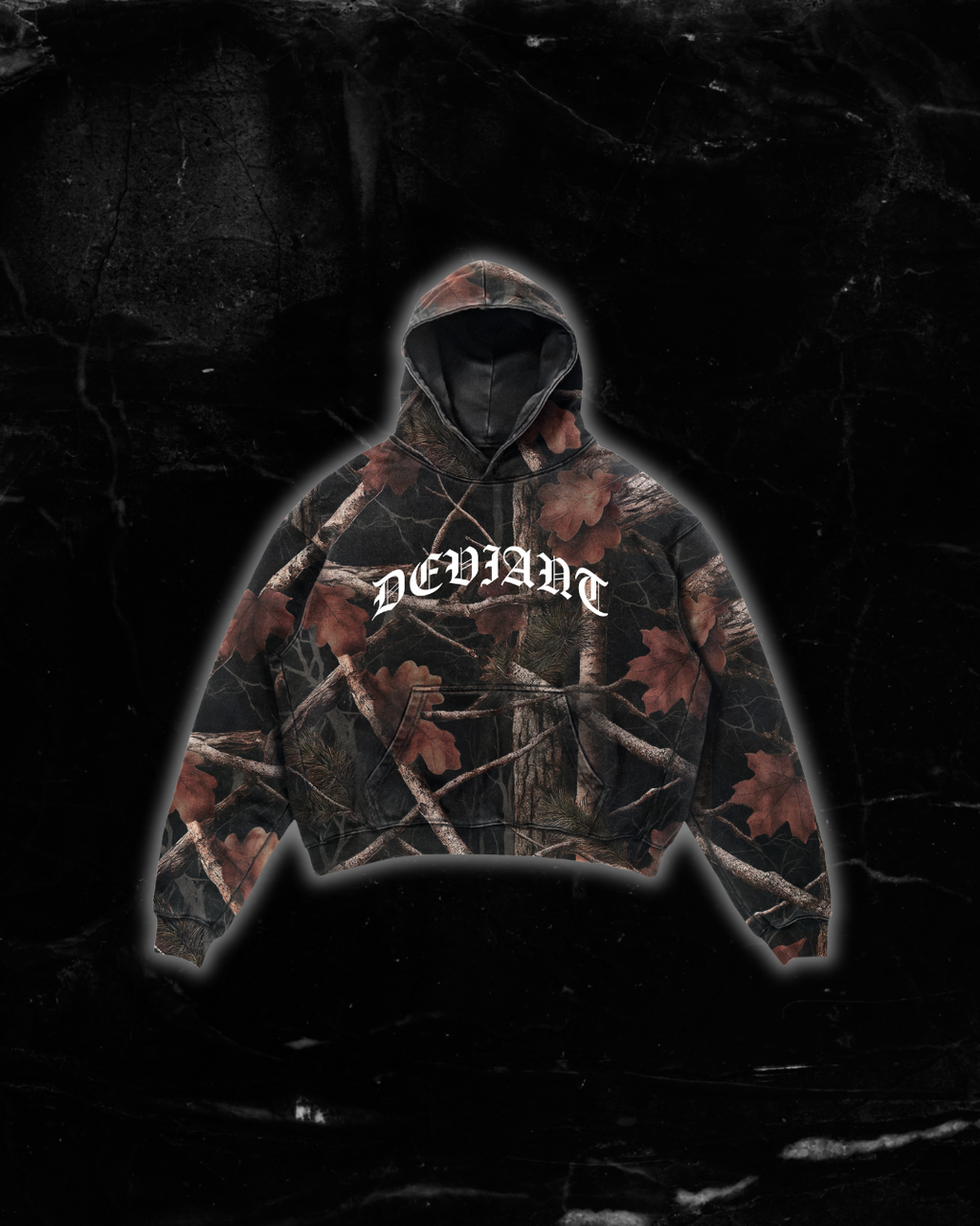 PREMIUM CAMO WOLF HOODIE