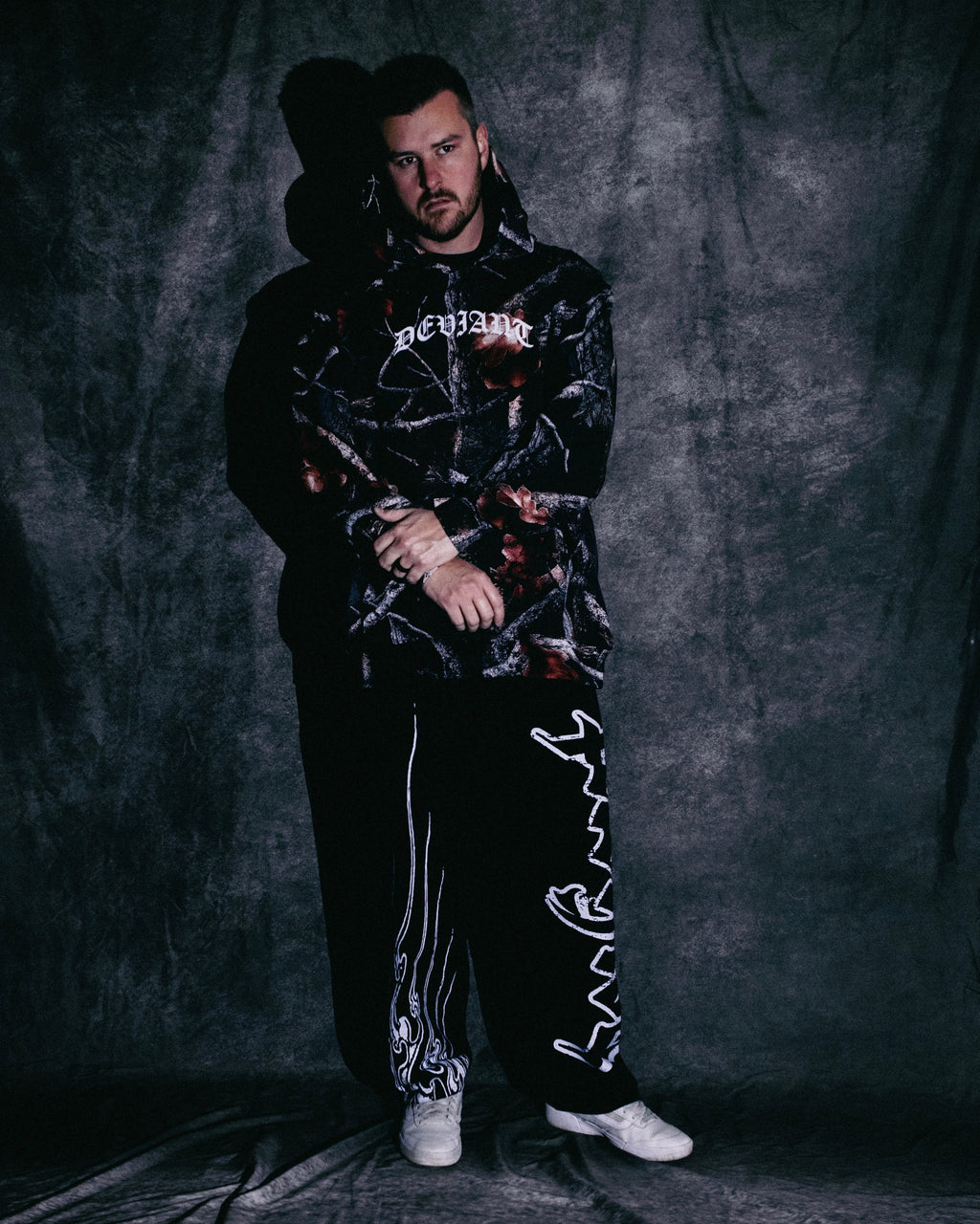 PREMIUM CAMO WOLF HOODIE